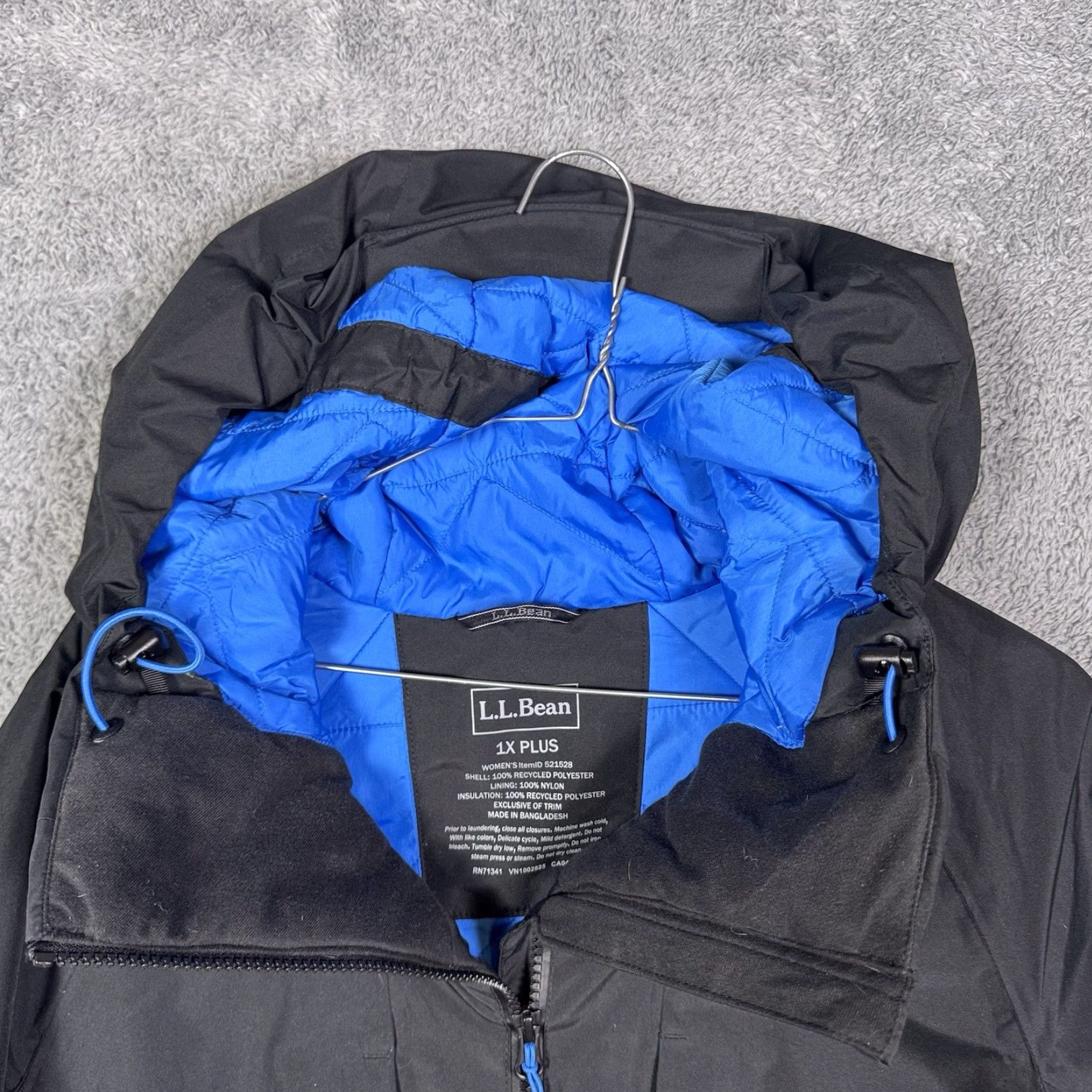 Vintage VINTAGE LL Bean Wildcat Jacket Womens 1X Plus Waterproof Tek Ski Parka Primaloft 521528 Size XL / US 12-14 / IT 48-50 - 7 Thumbnail