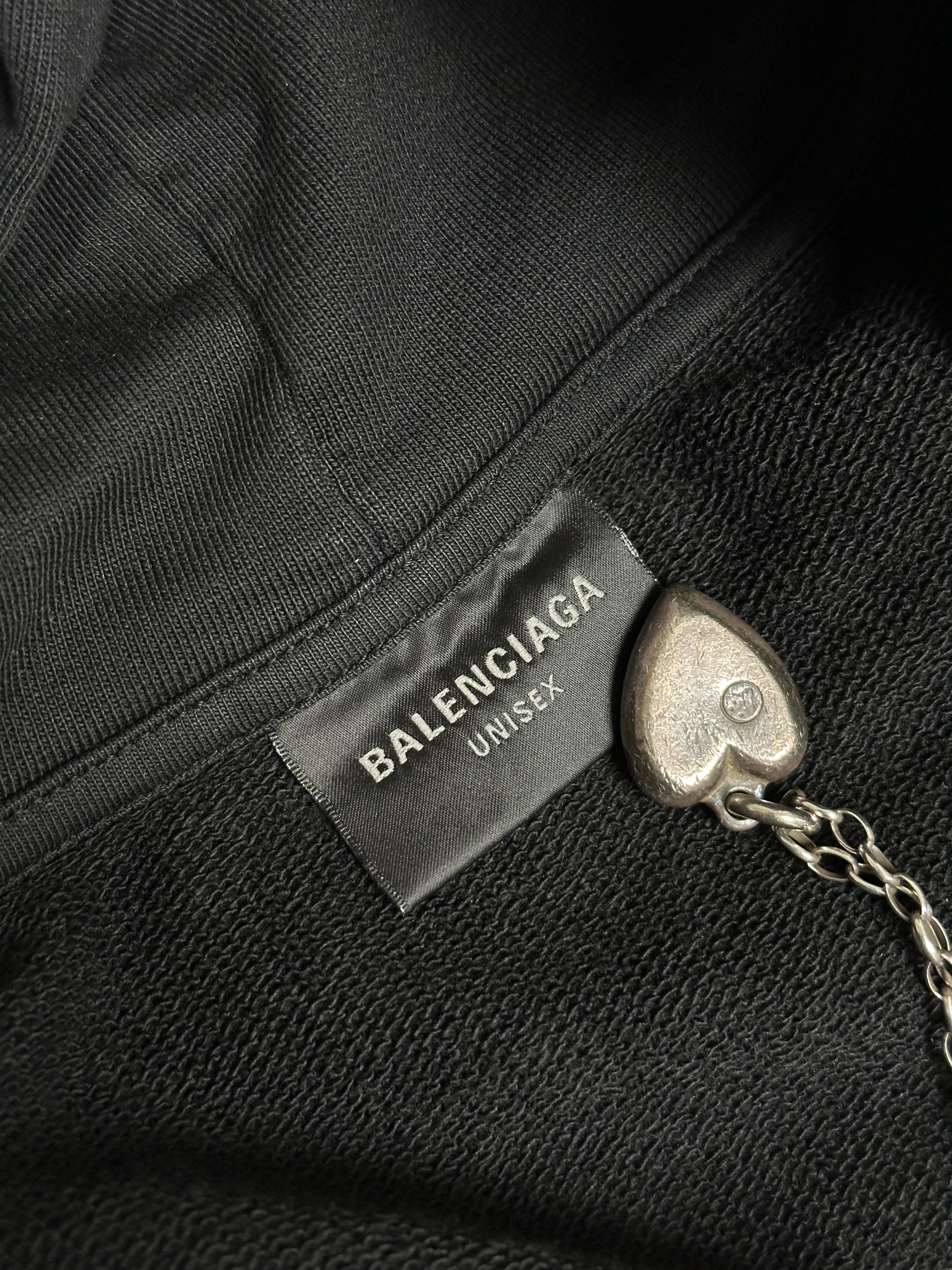 Balenciaga Balenciaga "Mud Show" Distressed Zip-Up Hoodie Size US XS / EU 42 / 0 - 3 Thumbnail