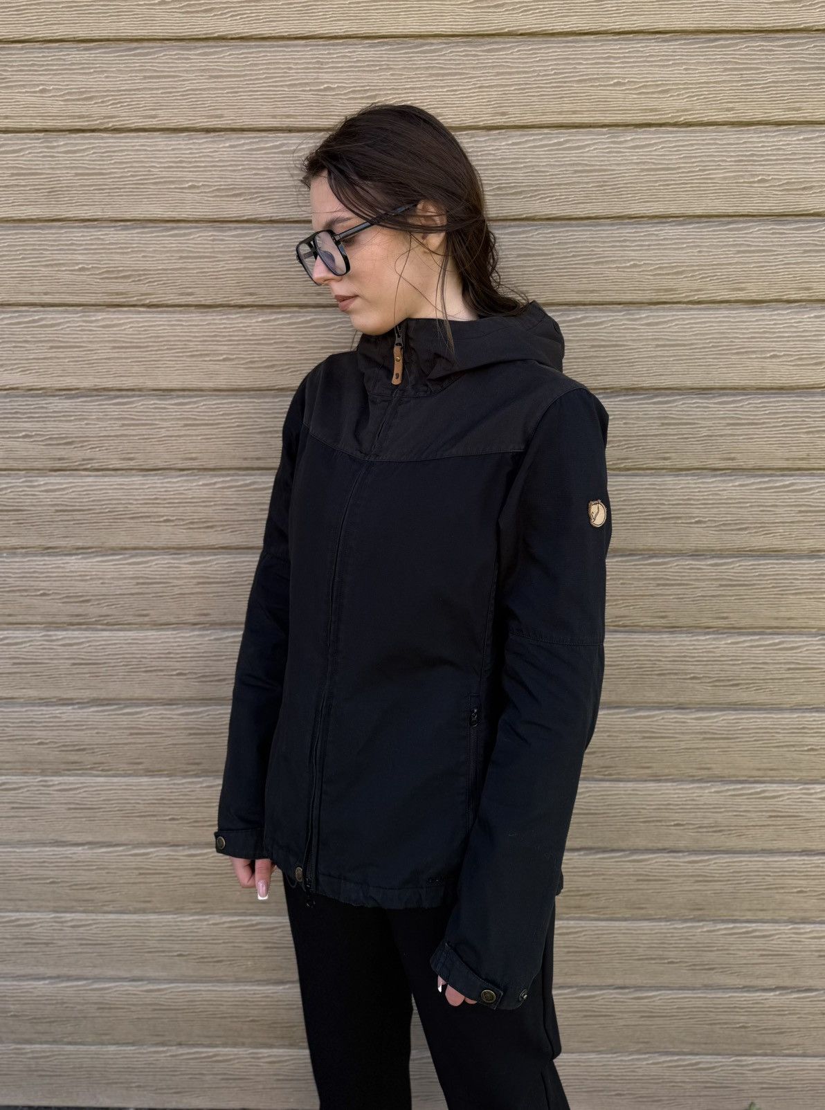 Fjallraven Fjallraven Stina Jacket Womens M Black G1000 Outdoor Hooded Size M / US 6-8 / IT 42-44 - 1 Thumbnail