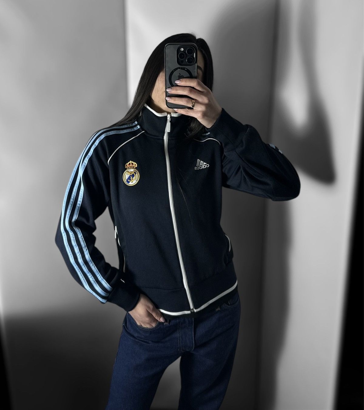 Adidas × Vintage Vintage adidas Real Madrid soccer jacket Women's 7 Size M / US 6-8 / IT 42-44 - 6 Thumbnail