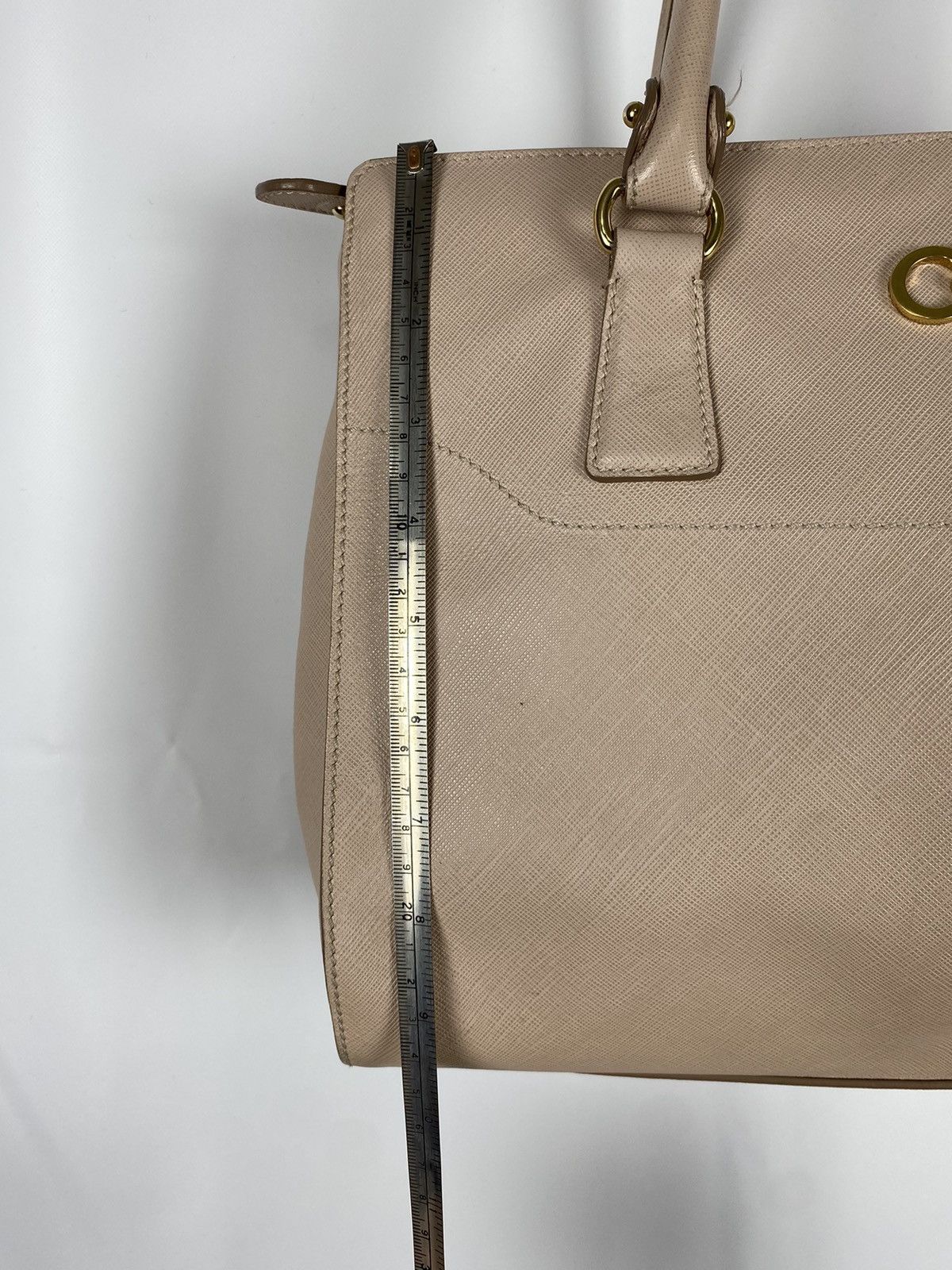 Salvatore Ferragamo Salvatore Ferragamo Becky Tote Bag Saffiano Leather Size ONE SIZE - 12 Thumbnail