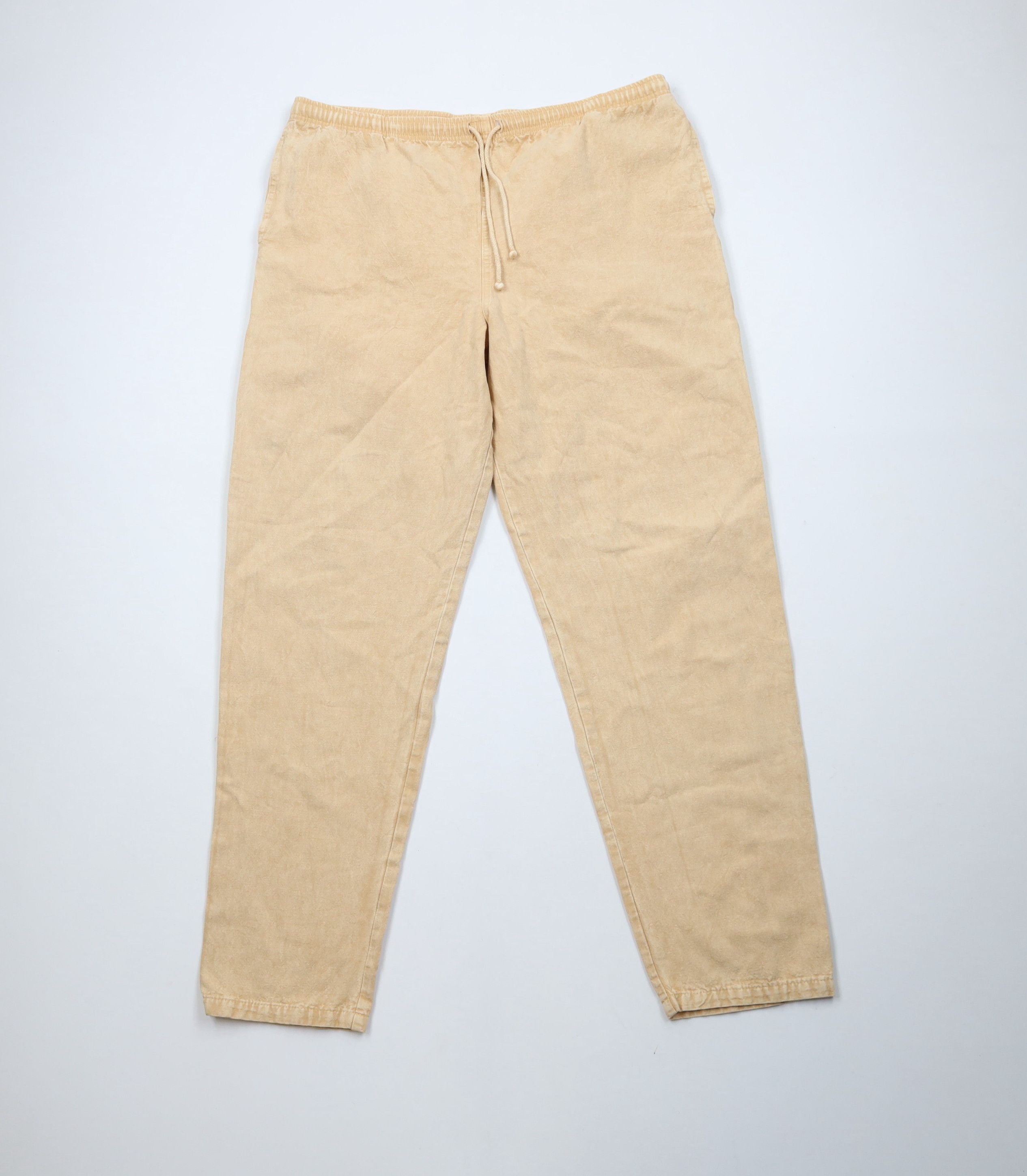 Vintage Vintage 90s Streetwear Stonewash Tapered Leg Canvas Pants Size US 34 / EU 50 - 1 Thumbnail