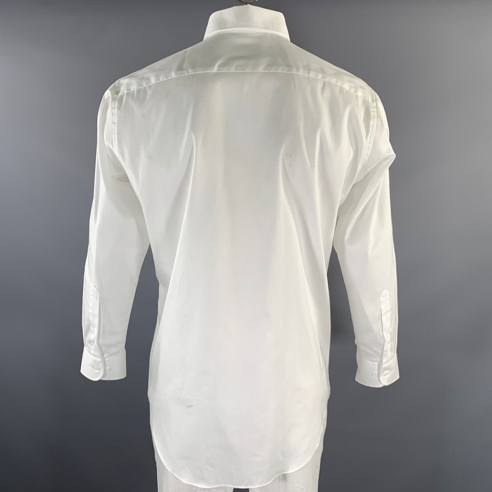 Other SUIT SELECT L White Cotton Cutaway Collar Long Sleeve Shirt Size US L / EU 52-54 / 3 - 3 Thumbnail