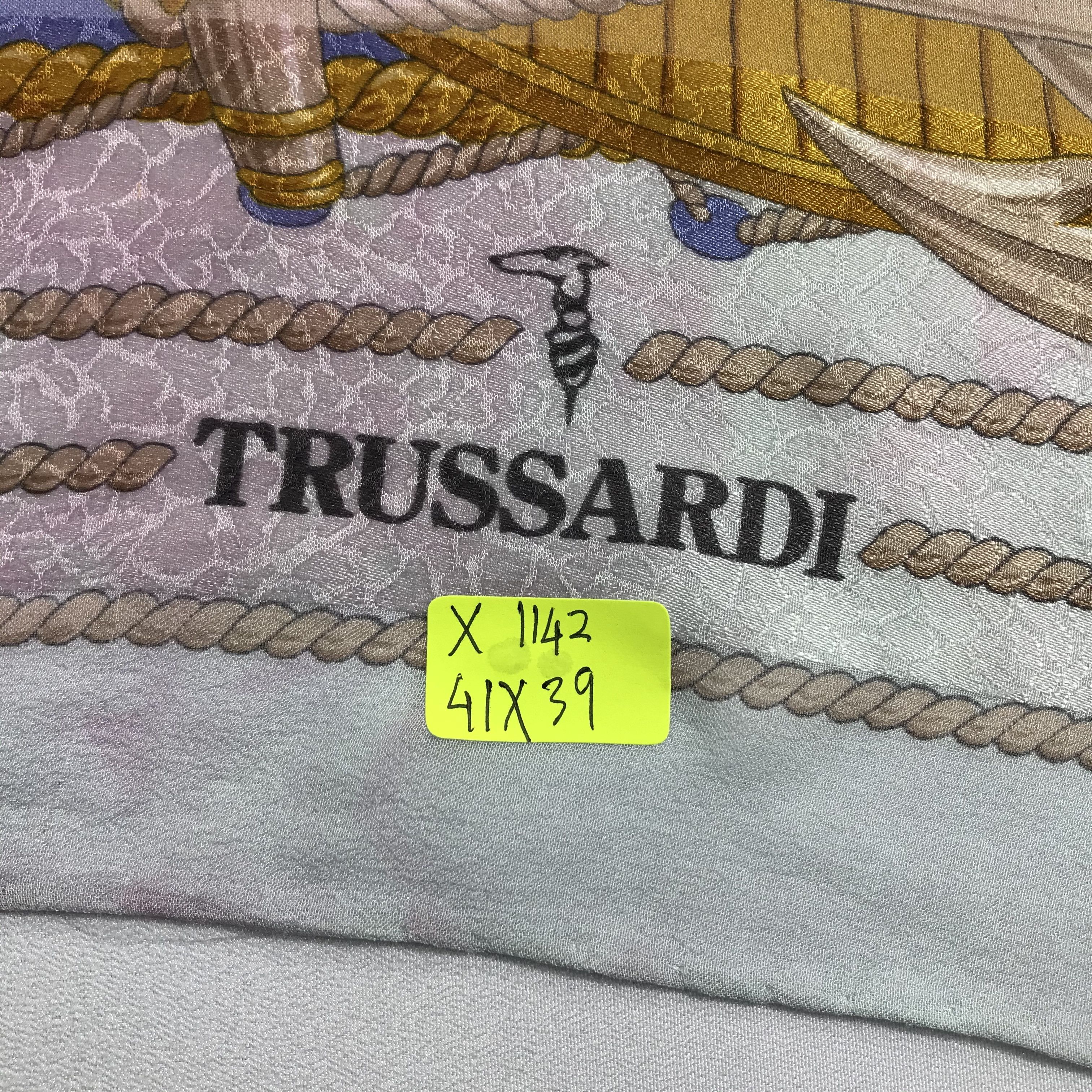 Trussardi Vintage Trussardi Silk Scarf Size ONE SIZE - 6 Thumbnail