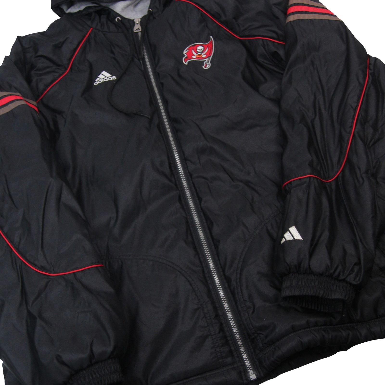 Adidas × NFL × Vintage Vintage Adidas Tampa Bay Buccaneers Big Logo Winter Coat Size US L / EU 52-54 / 3 - 3 Thumbnail