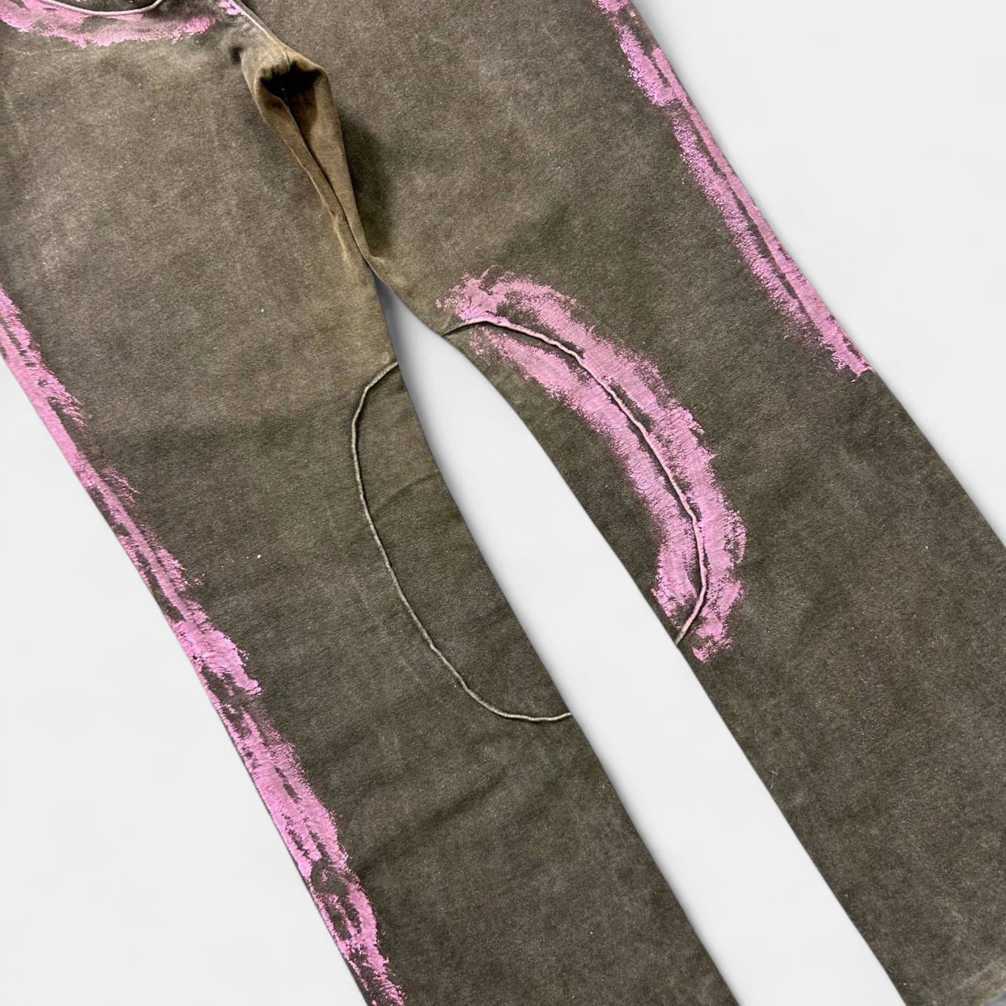 Just Cavalli Just Cavalli 2000's Paint Splatter Brown Pants Size US 30 / EU 46 - 7 Thumbnail