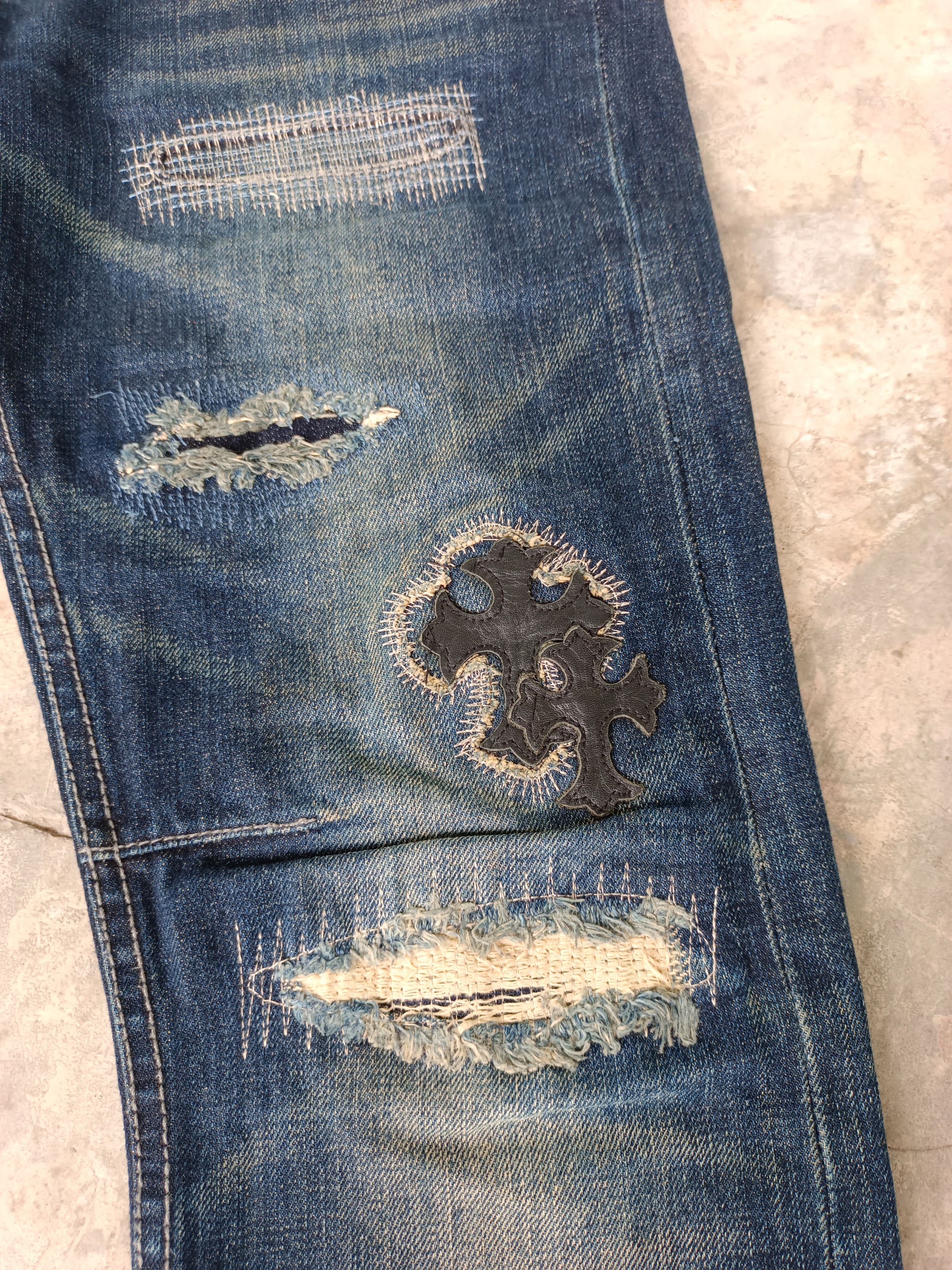 Japanese Brand RARE " Taki Cross Selvedge Denim Size US 32 / EU 48 - 3 Thumbnail