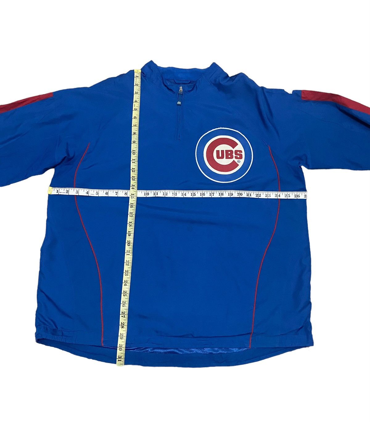 Majestic Majestic Ubs MLB windbreaker half zipper jacket Size US XL / EU 56 / 4 - 4 Thumbnail