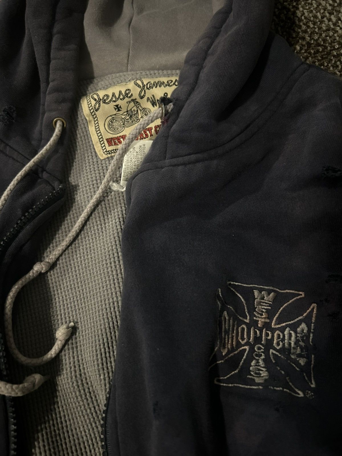 West Coast Choppers West Coast Choppers Vintage Zip Up Size US S / EU 44-46 / 1 - 2 Thumbnail