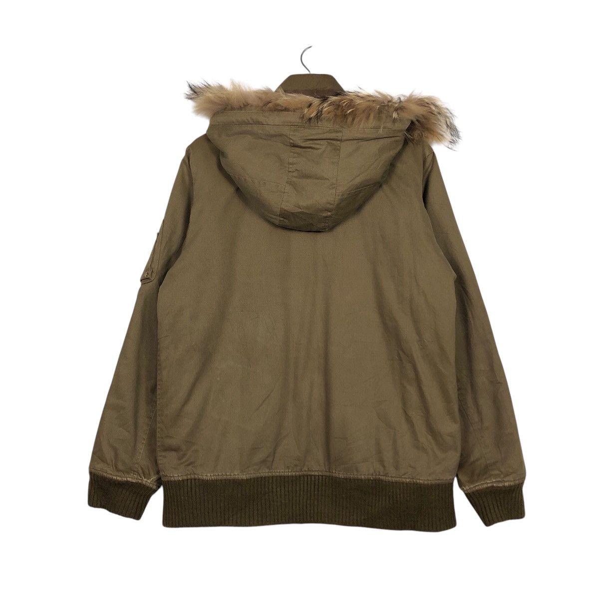 Boycott × Japanese Brand 📌Vintage Chore Bomber Jacket Boycott Mink Fur Hoodie Size US M / EU 48-50 / 2 - 9 Thumbnail