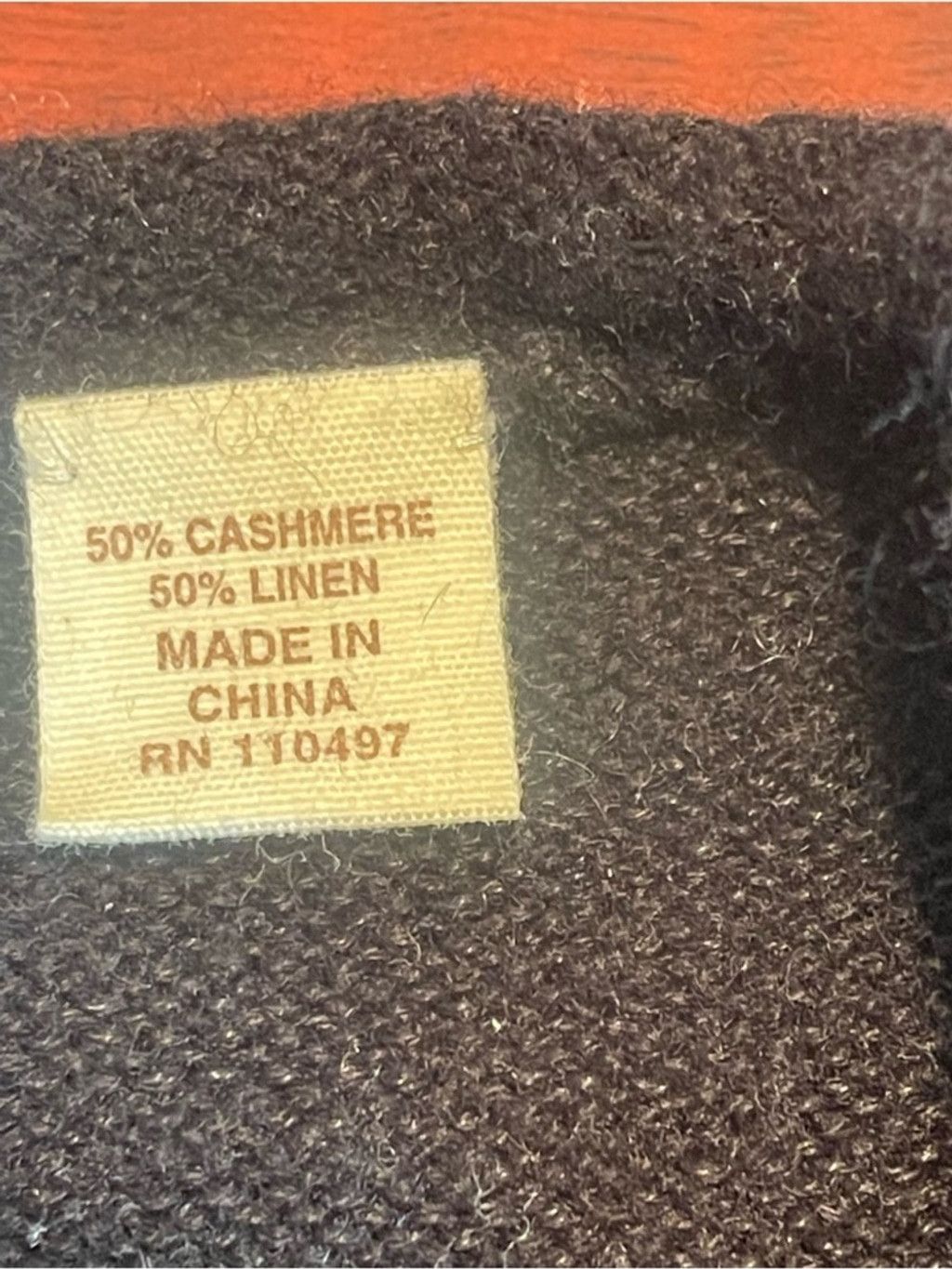 INHABIT Inhabit Cashmere Linen Blend Black V-Neck Tunic Sweater Sz M Size M / US 6-8 / IT 42-44 - 11 Thumbnail