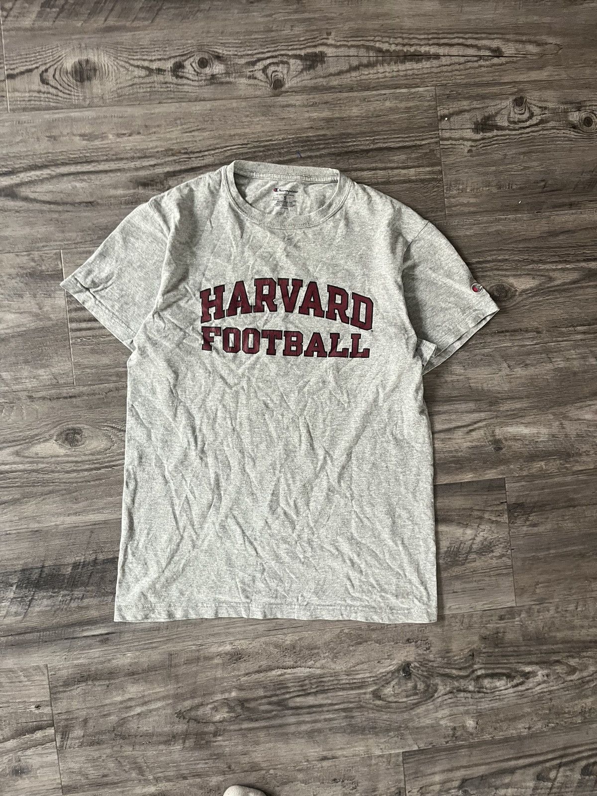 NCAA × Vintage Vintage 90s y2k Harvard Football Tee Size US S / EU 44-46 / 1 - 1 Thumbnail