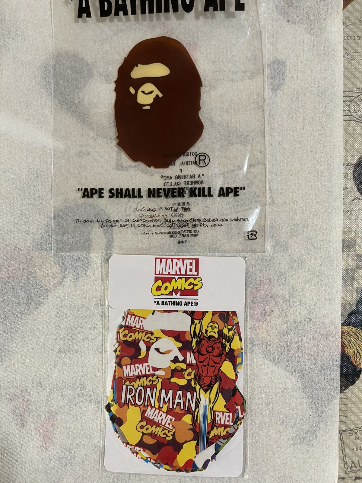 Bape Bape x Marvel Sticker Set Size ONE SIZE - 3 Thumbnail