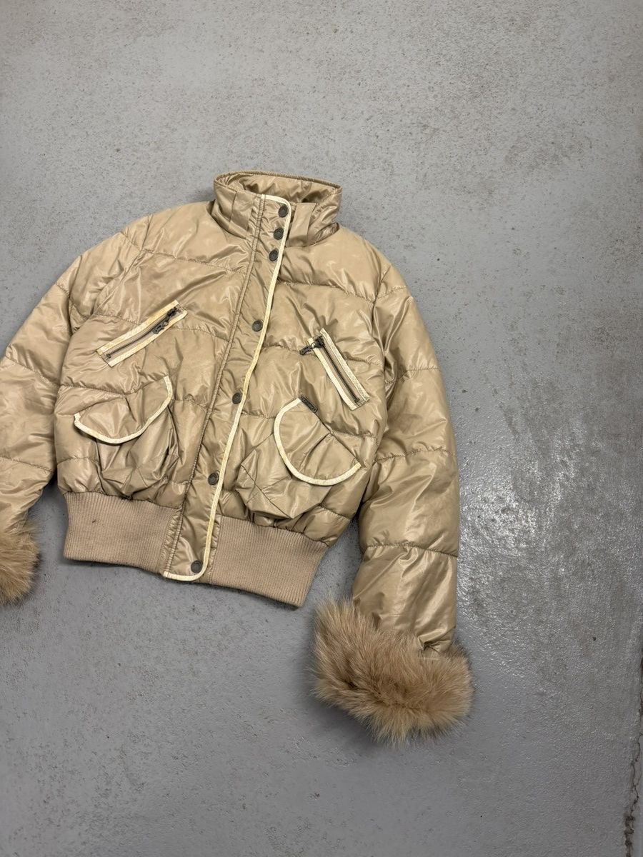 John Galliano Vintage 00s John Galliano Pirate Face Fox Fur Bomber Size XL / US 12-14 / IT 48-50 - 3 Thumbnail