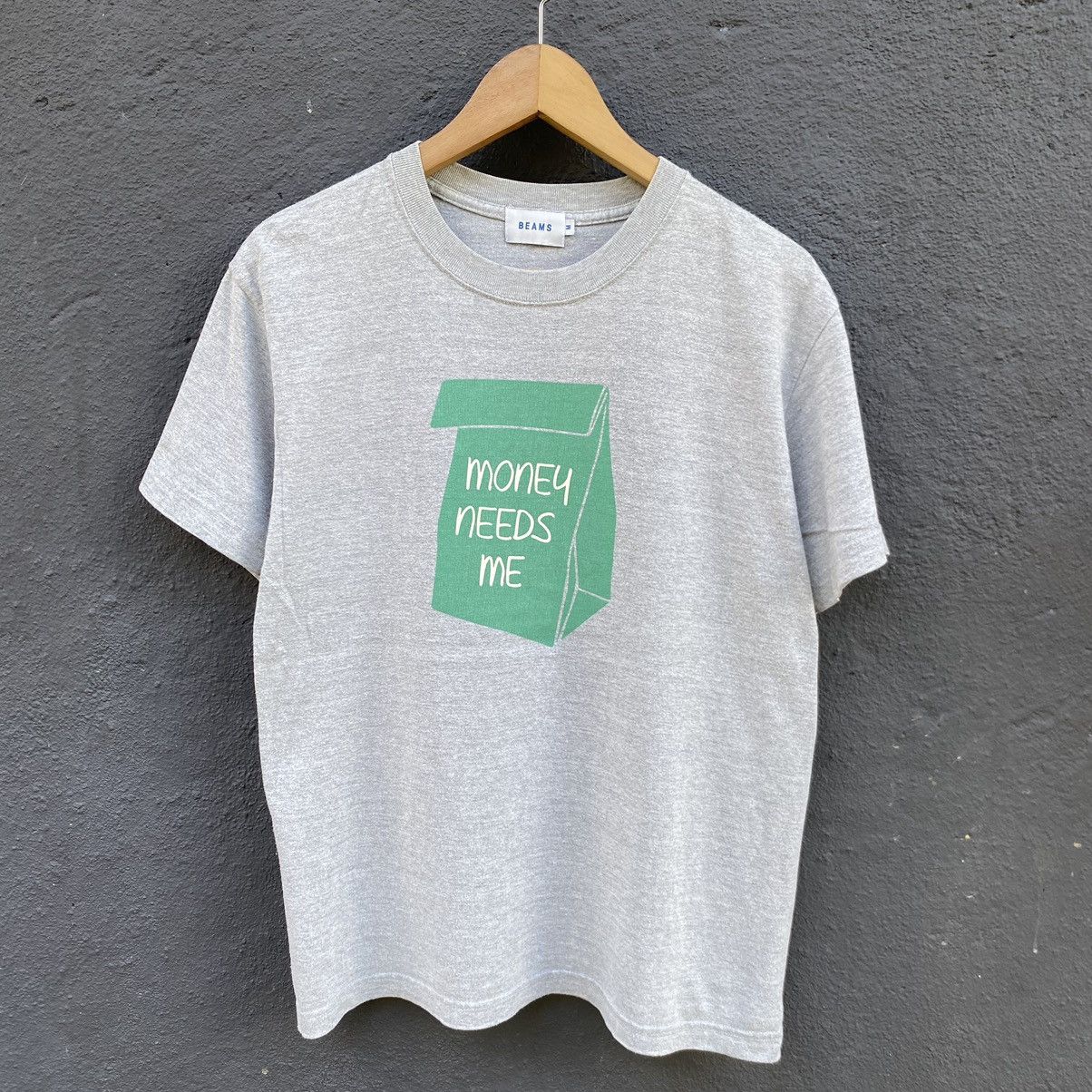 Beams Plus Thrashed Faded Vintage Y2K Beams Japan Brand ERD GRUNGE TEE Size US M / EU 48-50 / 2 - 1 Thumbnail