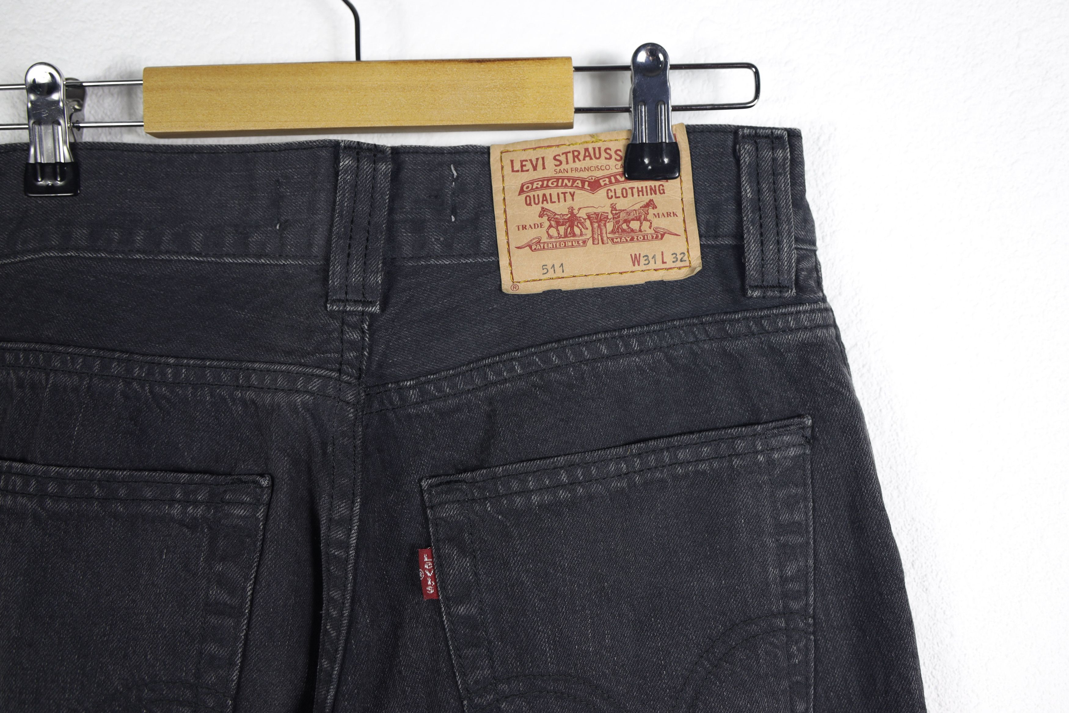 Jean × Levi's × Vintage Levis 511 Washed Black Denim Jeans Pants Size US 31 - 9 Thumbnail