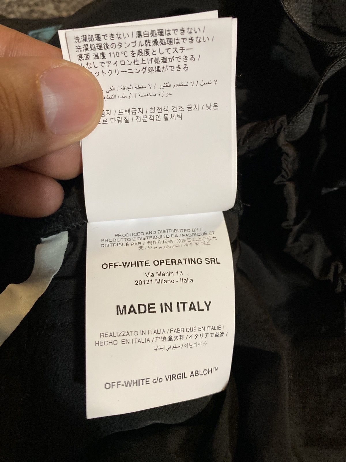 Off-White Off-White Nylon Cargo Pant Black Size US 33 - 4 Thumbnail