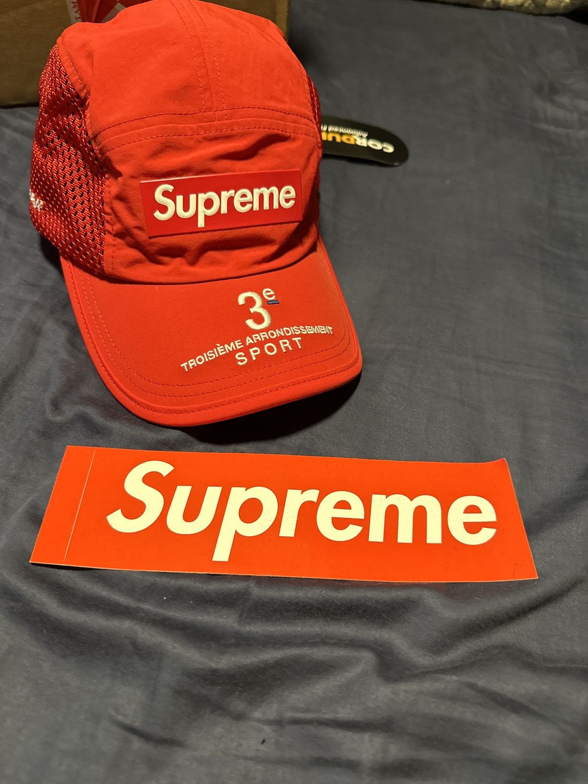 Supreme Supreme Mesh Side Panel Camp Cap Grailed