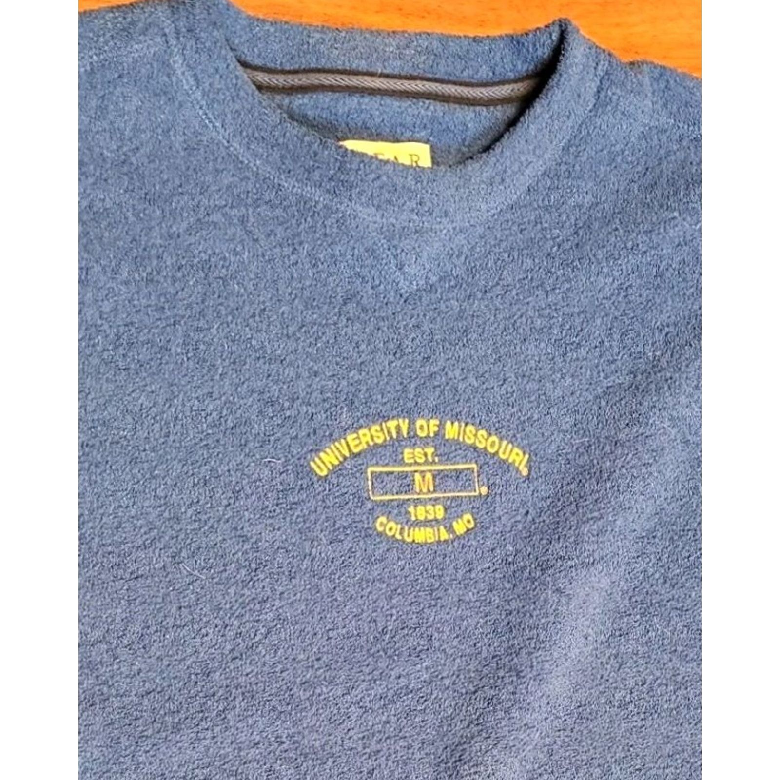 Vintage VINTAGE Gear for Sports Missouri Tigers Fleece Pullover Blue Mens XL Sweater Size US XL / EU 56 / 4 - 2 Thumbnail