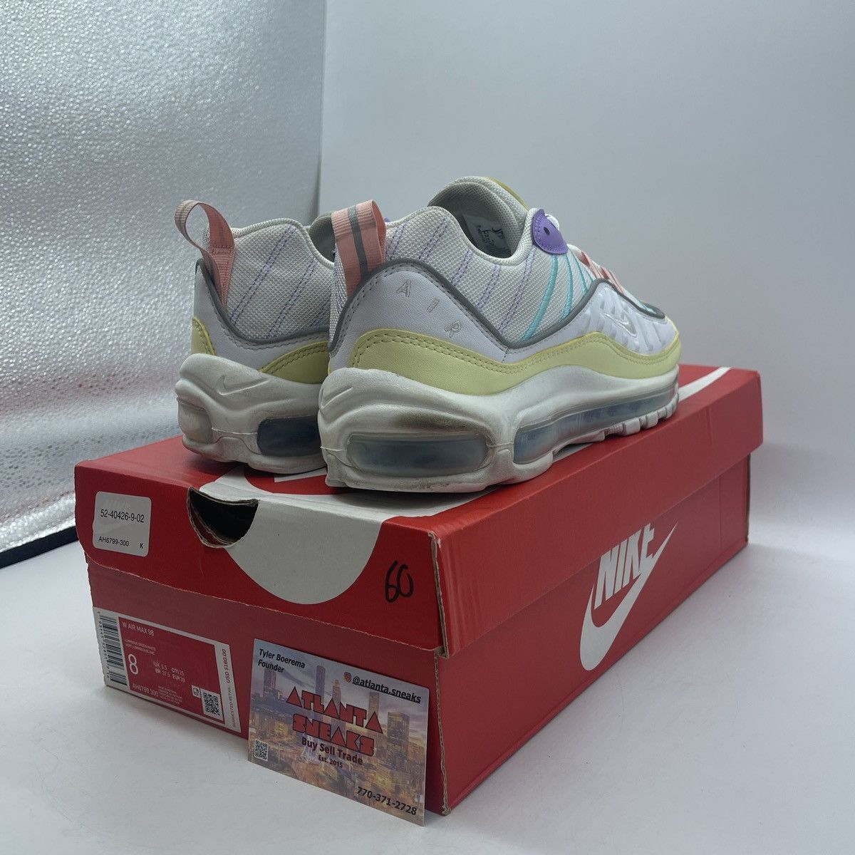 Nike Wmns air max 98 Easter pastel Size US 8 / EU 41 - 5 Thumbnail