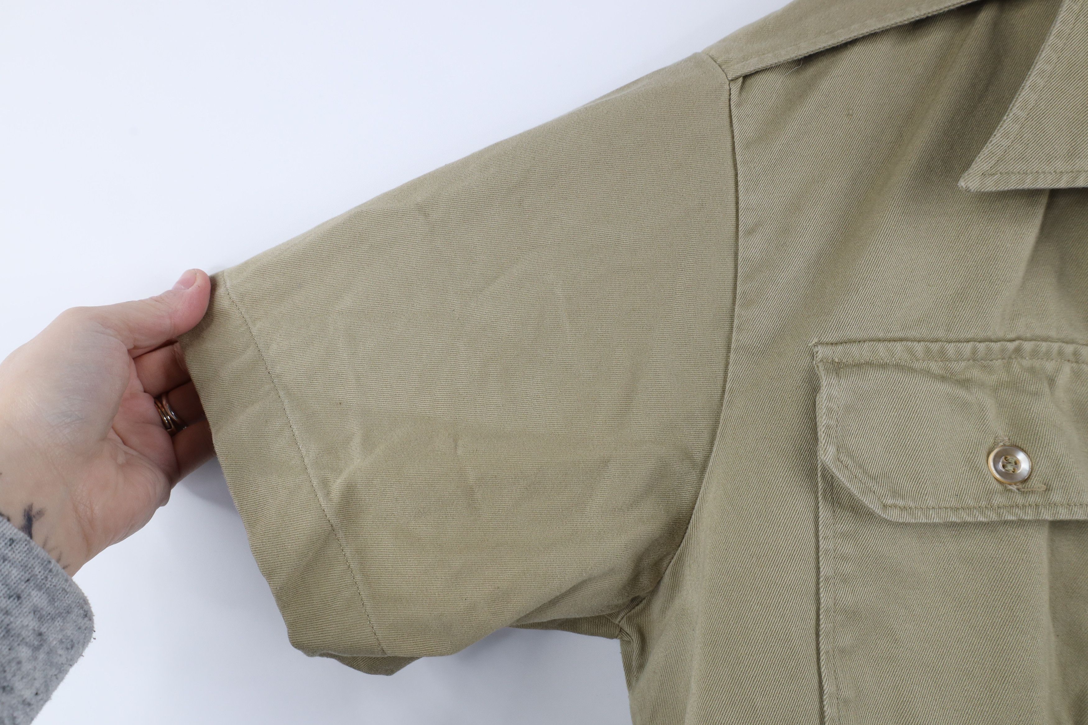 Vintage Vintage 60s 70s Vietnam War Field Combat Button Shirt USA Size US L / EU 52-54 / 3 - 10 Thumbnail