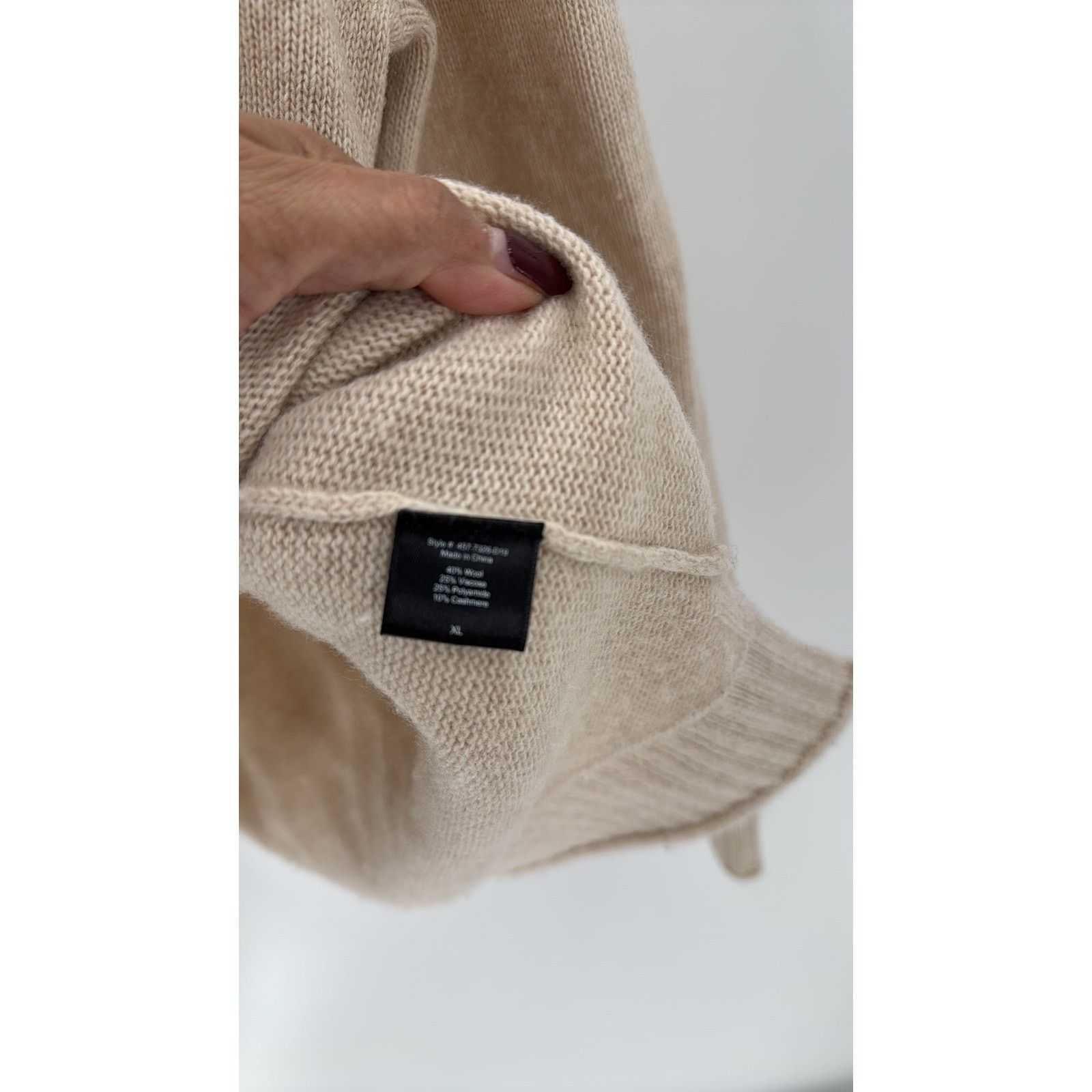 Other Jenni kayne sweater Everyday knit wool cashmere sweater Size XL / US 12-14 / IT 48-50 - 4 Thumbnail