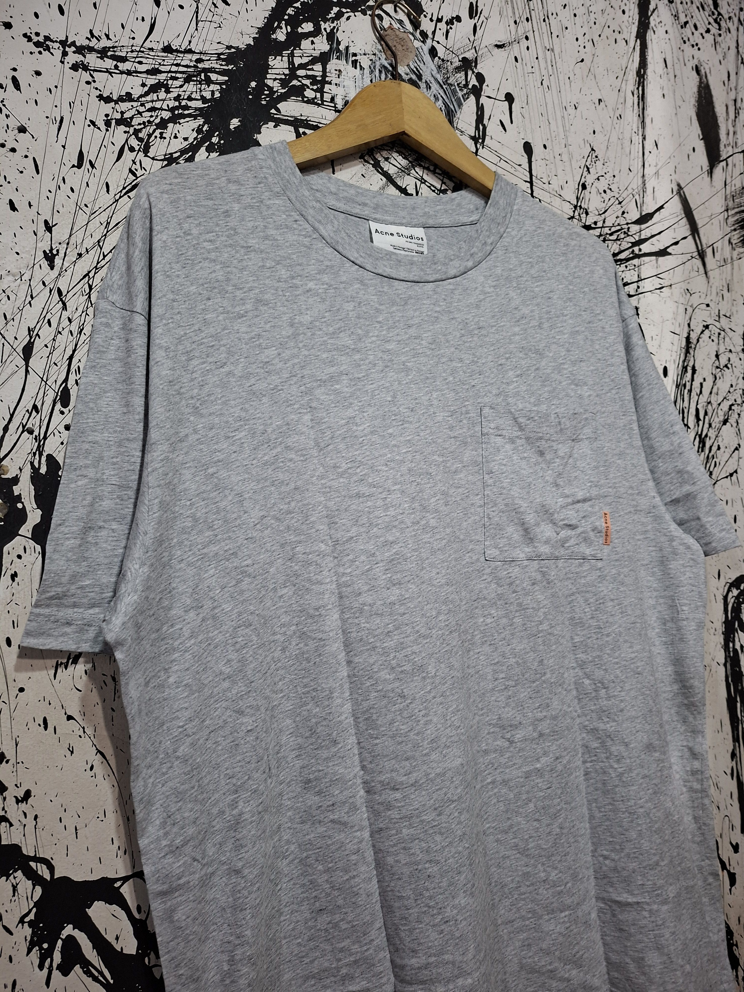 Acne Studios ACNE STUDIOS FLORAGATAN 13 STOCKHOLM GRAY T-SHIRT Size US M / EU 48-50 / 2 - 2 Thumbnail