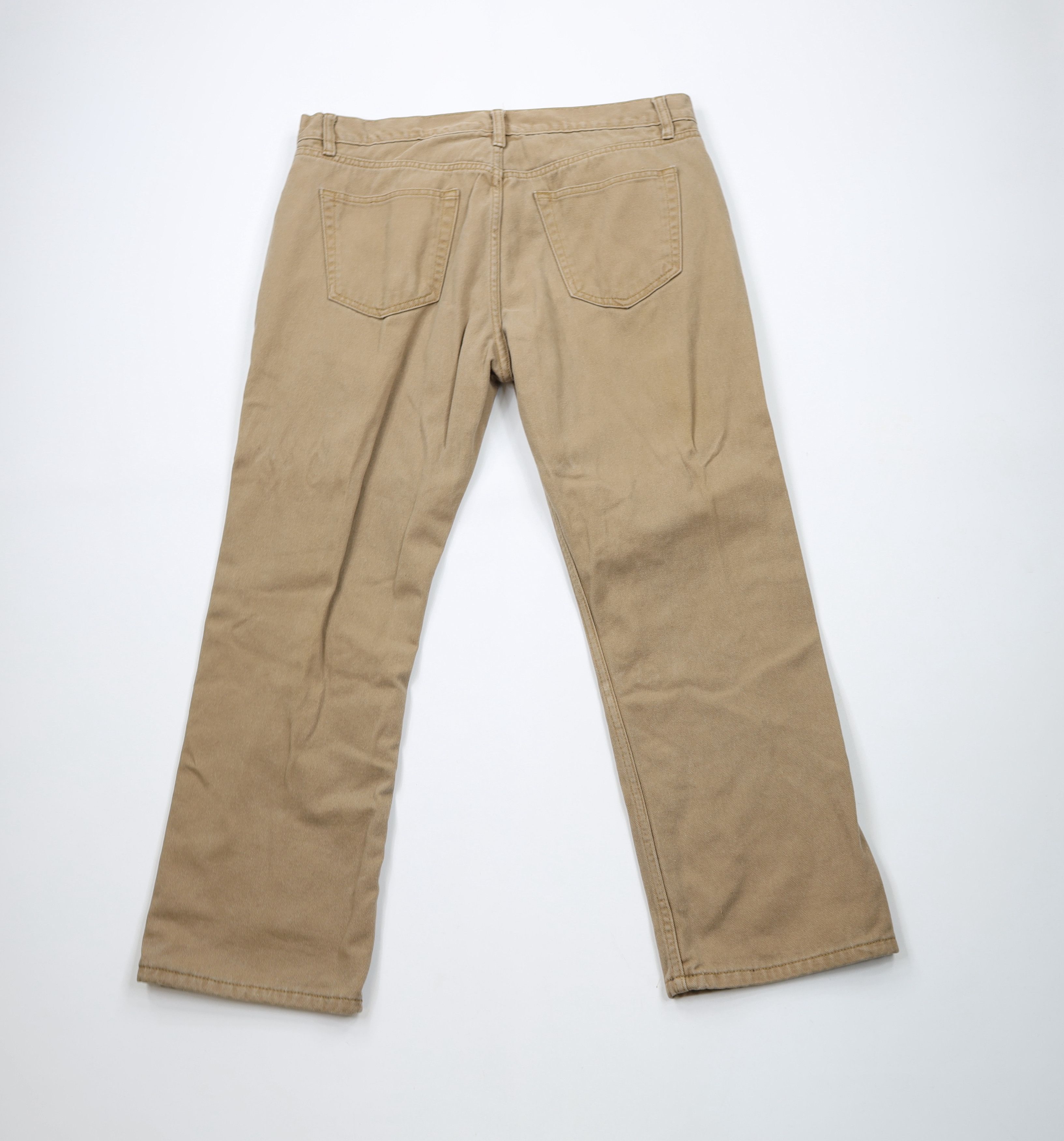 Vintage Vintage Y2K Streetwear Lined Wide Leg Denim Jeans Beige Size US 38 / EU 54 - 10 Thumbnail