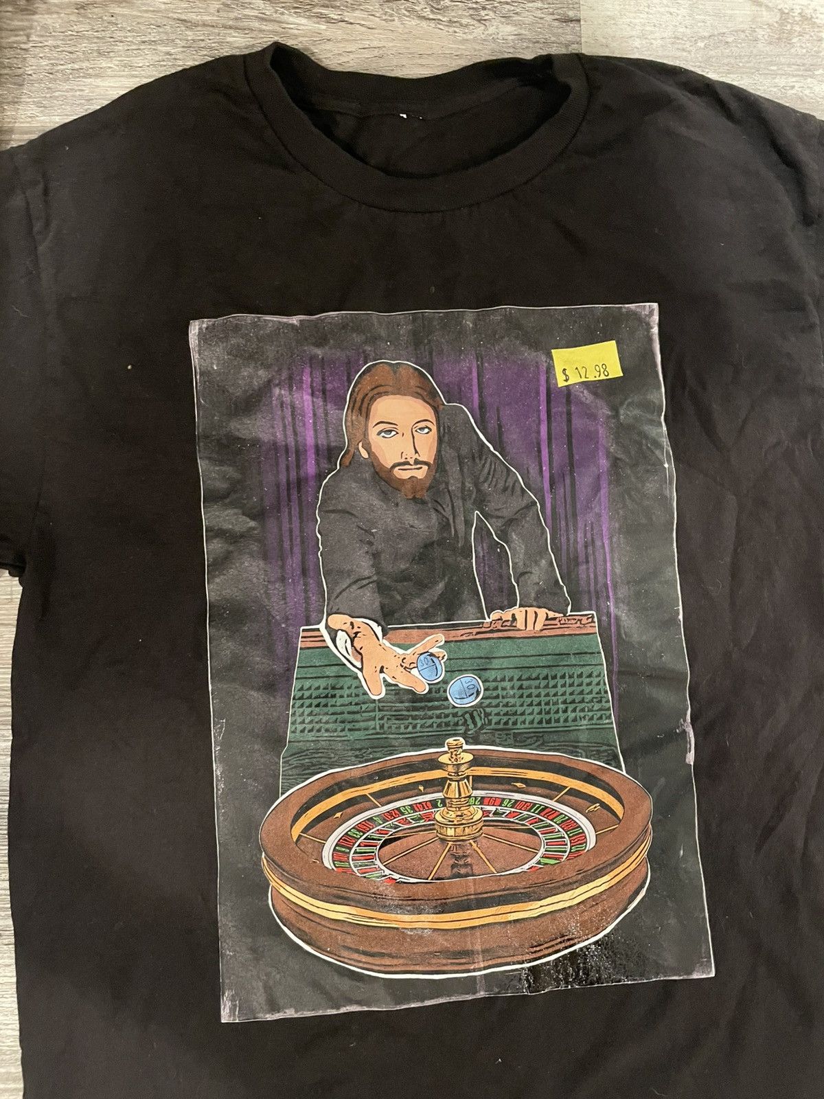 Vintage Percocet Jesus Gambling Long Sleeve L Size US L / EU 52-54 / 3 - 2 Thumbnail