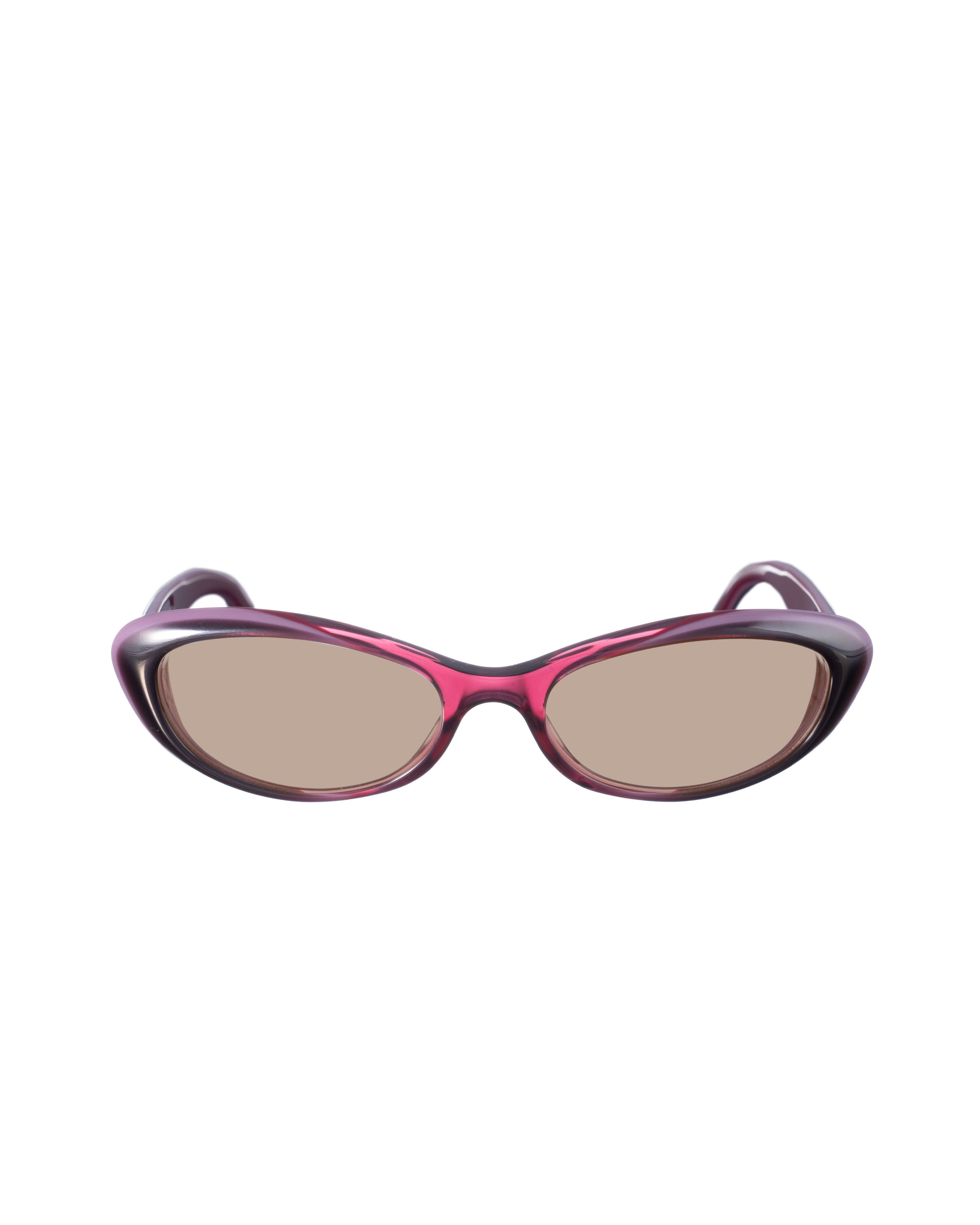 Gucci Gucci 00s Burgundy Violet Cat Eye Sunglasses With Heart Size ONE SIZE - 2 Thumbnail
