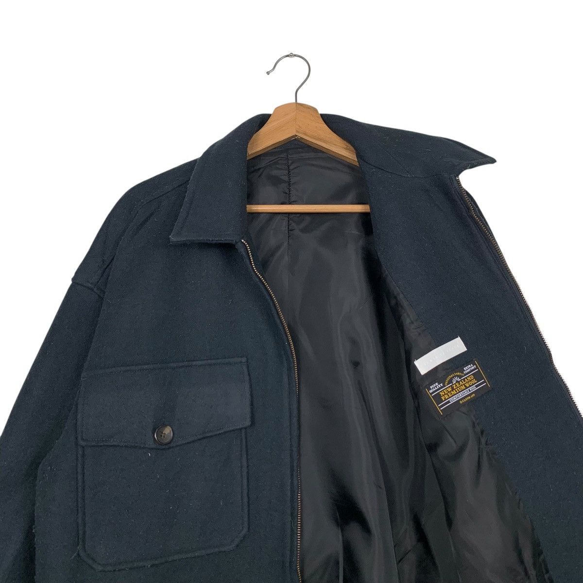 Japanese Brand SENSE OF PLACE Wool Blend Shacket Oversized #2775-C125 Size US M / EU 48-50 / 2 - 9 Thumbnail