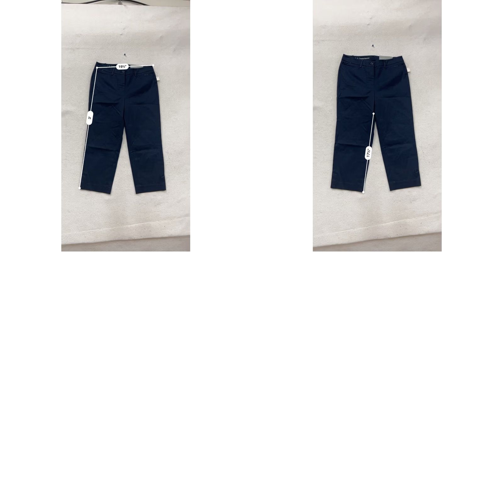 Talbots Talbots Perfect Skimmer Pants Dark Navy Size 2 Womens Pants Cropped Capris Navy 2 Size 26" / US 2 / IT 38 - 8 Thumbnail
