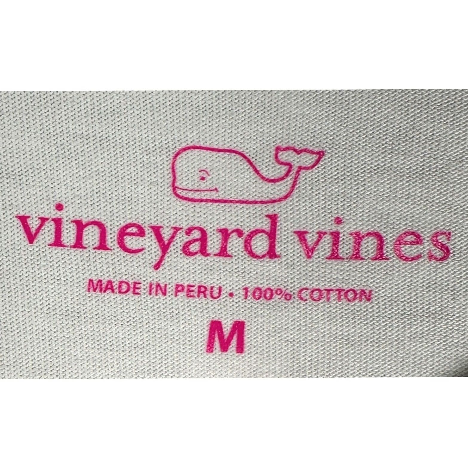 Vineyard Vines Vineyard Vines T-Shirt Women M White PGA Tour Quail Hollow Graphic Pocket Logo Long Sleeve Crew Neck Size M / US 6-8 / IT 42-44 - 4 Thumbnail