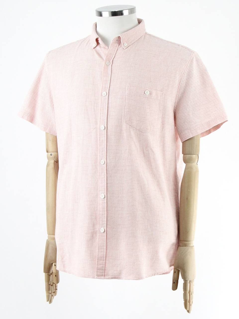 Common People COMMON PEOPLE Textured waffle shirt with short sleeves Size US L / EU 52-54 / 3 - 2 Thumbnail