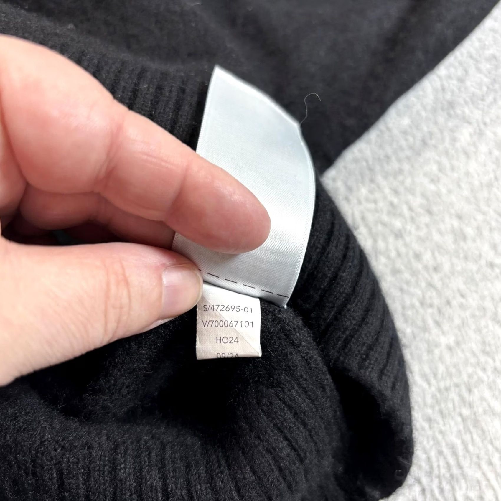 Athleta Athleta Hooded Crew Neck Sweater Women S Black Wool Cashmere Knit Pullover Casual Winter Size S / US 4 / IT 40 - 5 Thumbnail