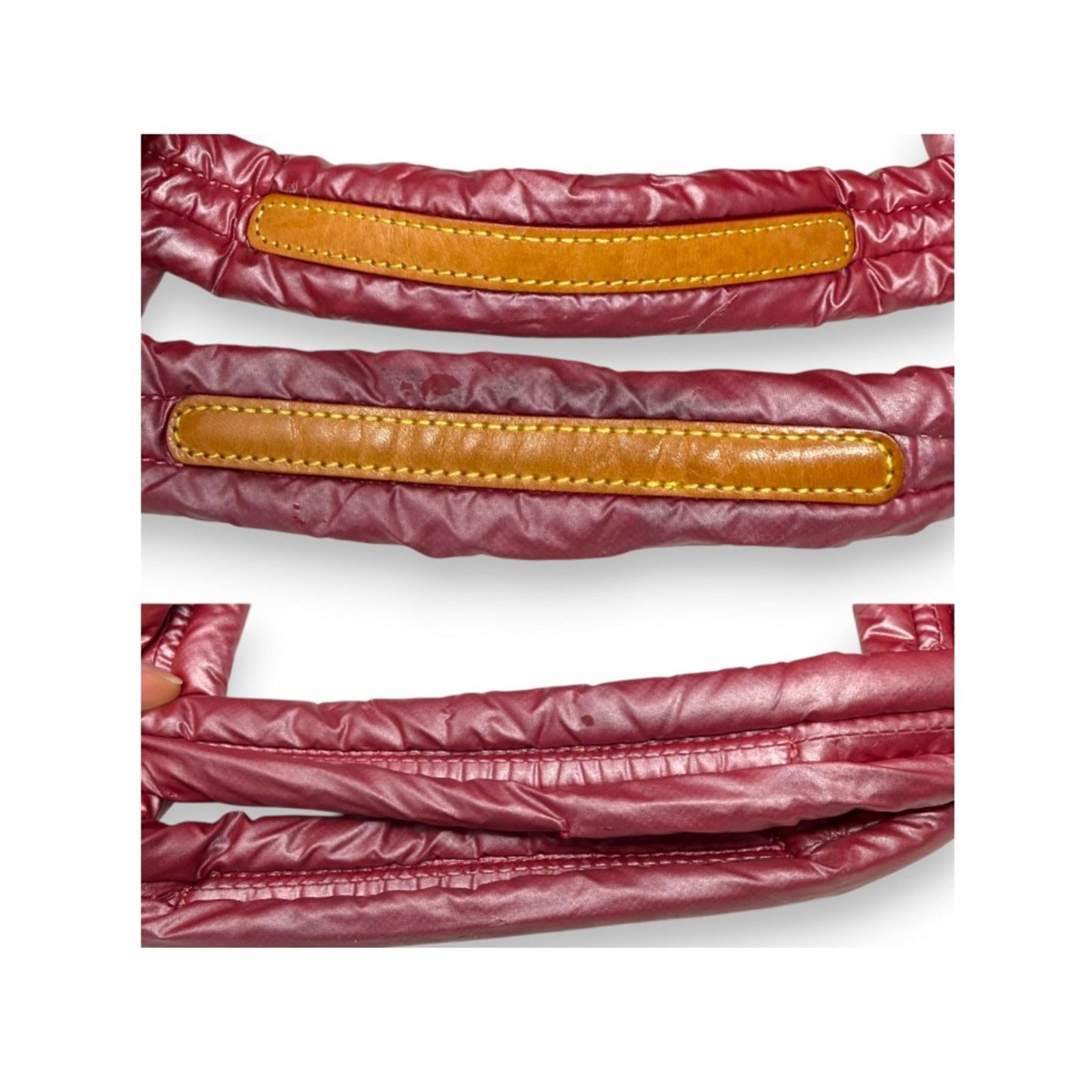 MZ Wallace MZ Wallace Medium Metro Tote Garnet Quil Red Iridescent Size ONE SIZE - 6 Thumbnail