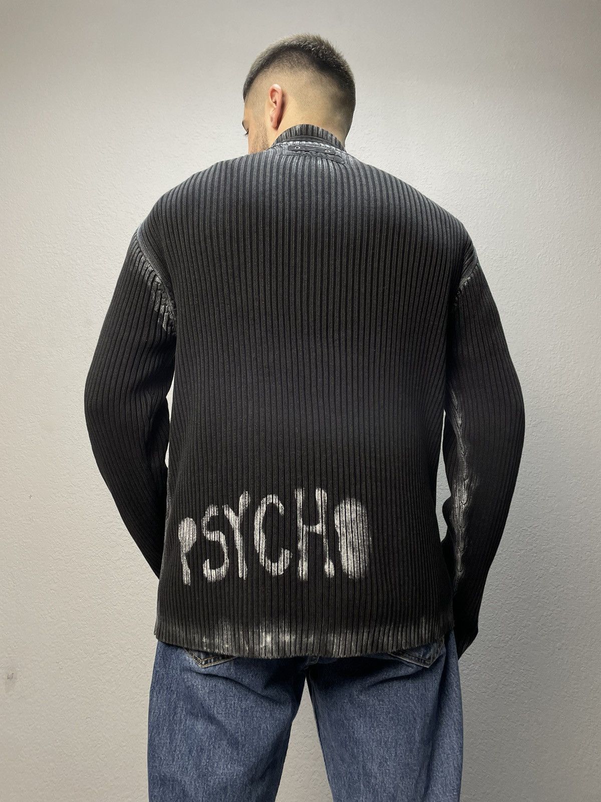 Diesel Vintage Diesel Style striped Sweater Faded Efect 00s Size US L / EU 52-54 / 3 - 9 Thumbnail