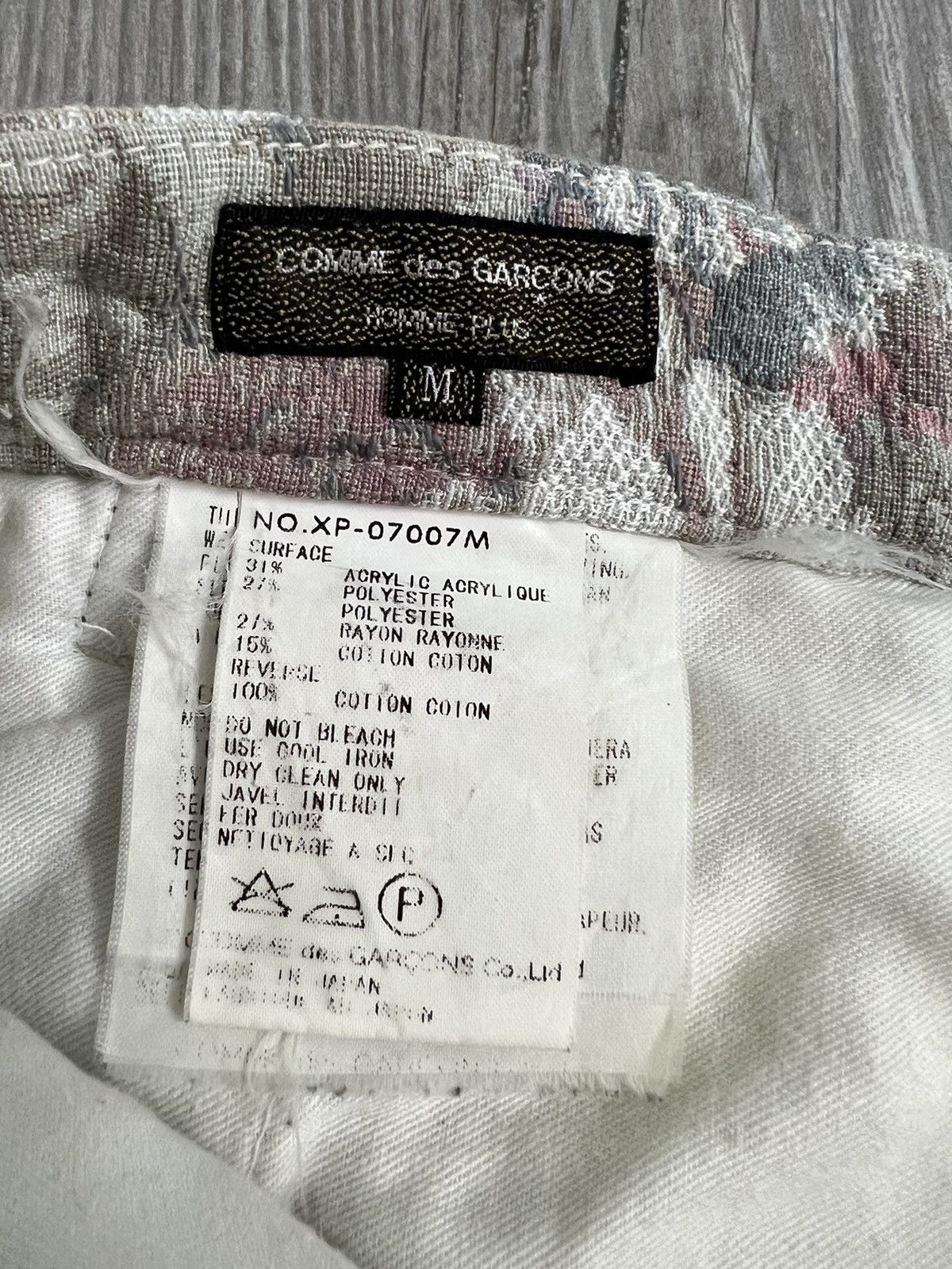 Comme des Garcons × Comme des Garcons Homme × Comme des Garcons Homme Plus 1999 Comme Des Garçons Homme Plus Gobelin Patchwork Pants Size US 32 / EU 48 - 13 Thumbnail