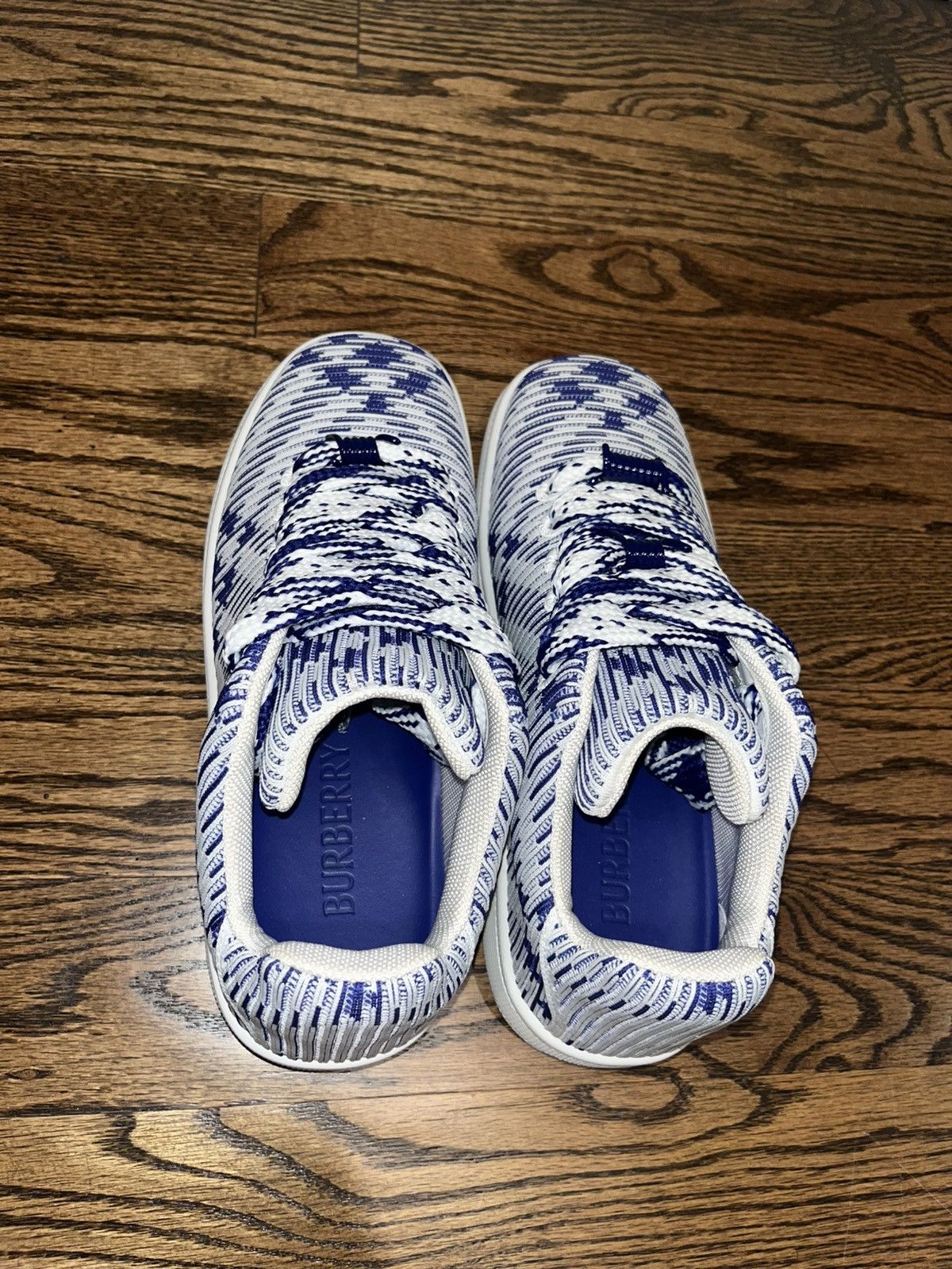 Burberry Burberry Check Knit Box Sneakers Size US 9.5 / EU 42-43 - 14 Thumbnail
