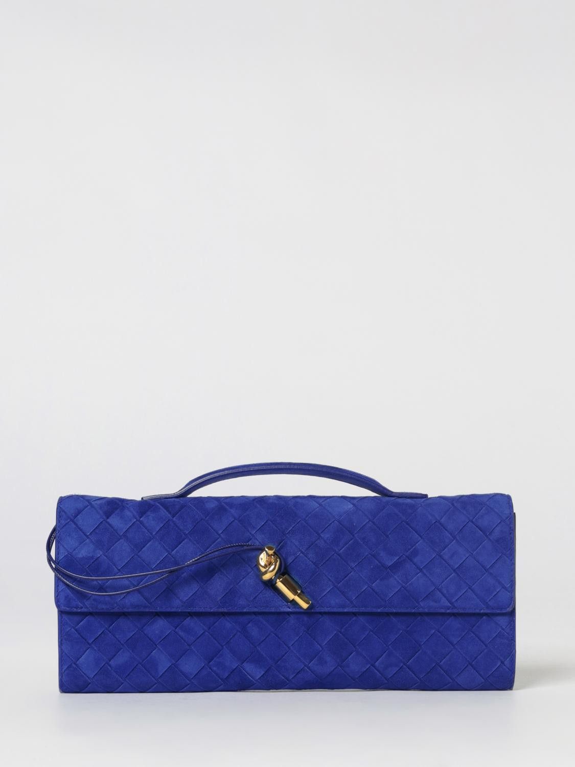 Bottega Veneta Bottega Veneta Clutch Woman Royal Blue Size ONE SIZE - 1 Thumbnail