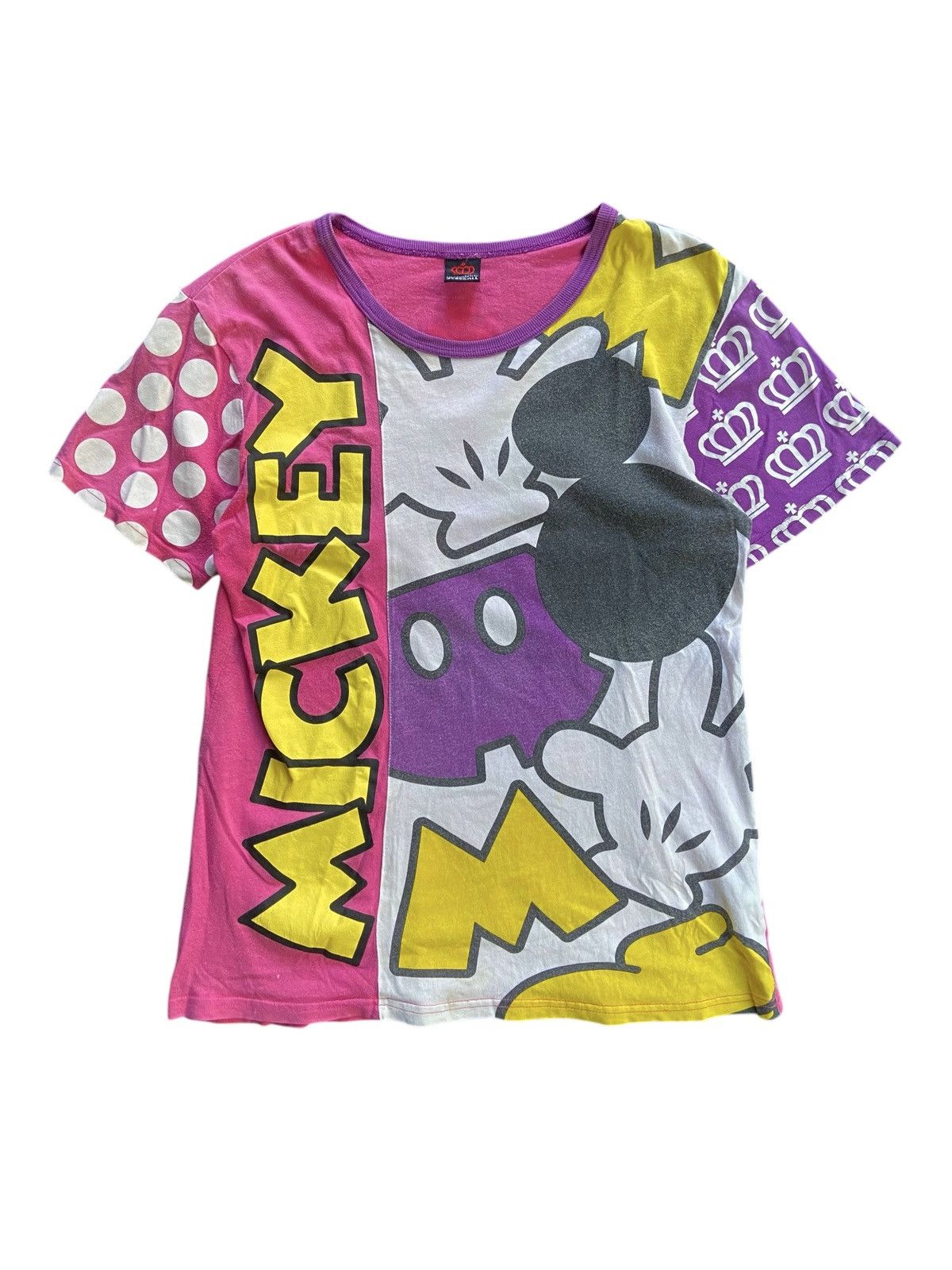 BABY DOLL x MICKEY MOUSE ALL OVER PRINT TEE