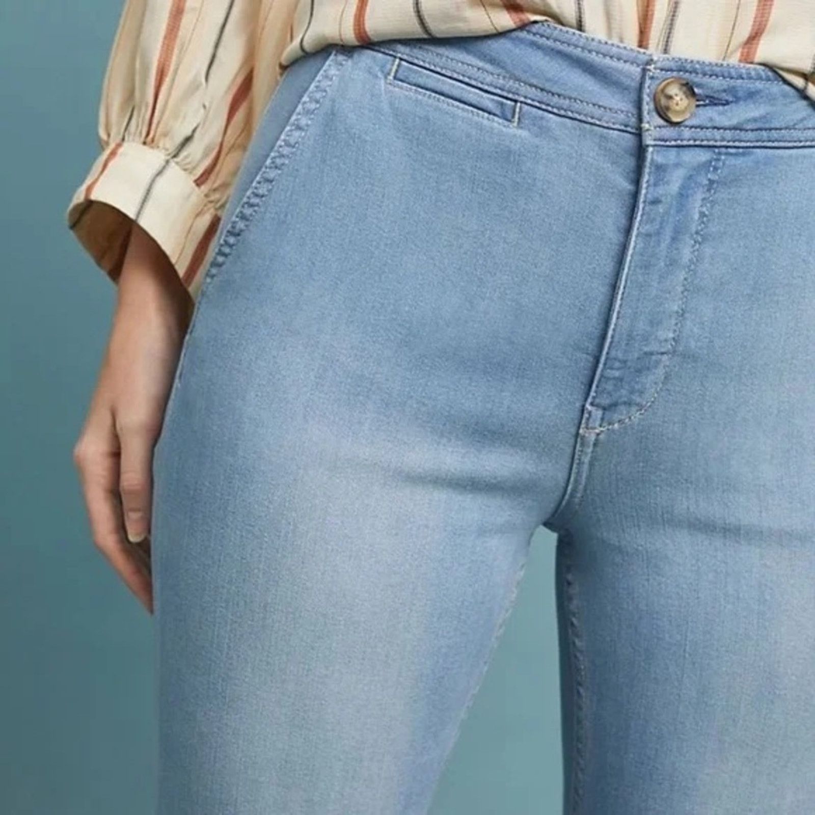 Anthropologie Anthropologie Pilcro High Rise Bootcut Denim Jeans Womens 26 Size 26" / US 2 / IT 38 - 4 Thumbnail