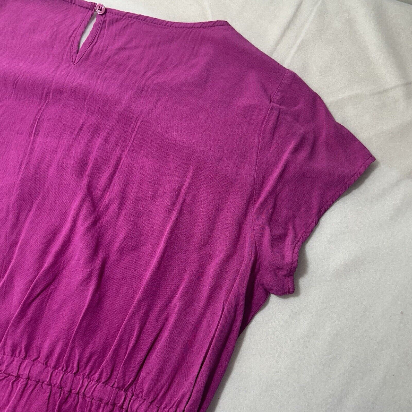 J.Crew J. Crew 12 Magenta Pink Mini Dress Pullover Pockets Size XL / US 12-14 / IT 48-50 - 17 Thumbnail