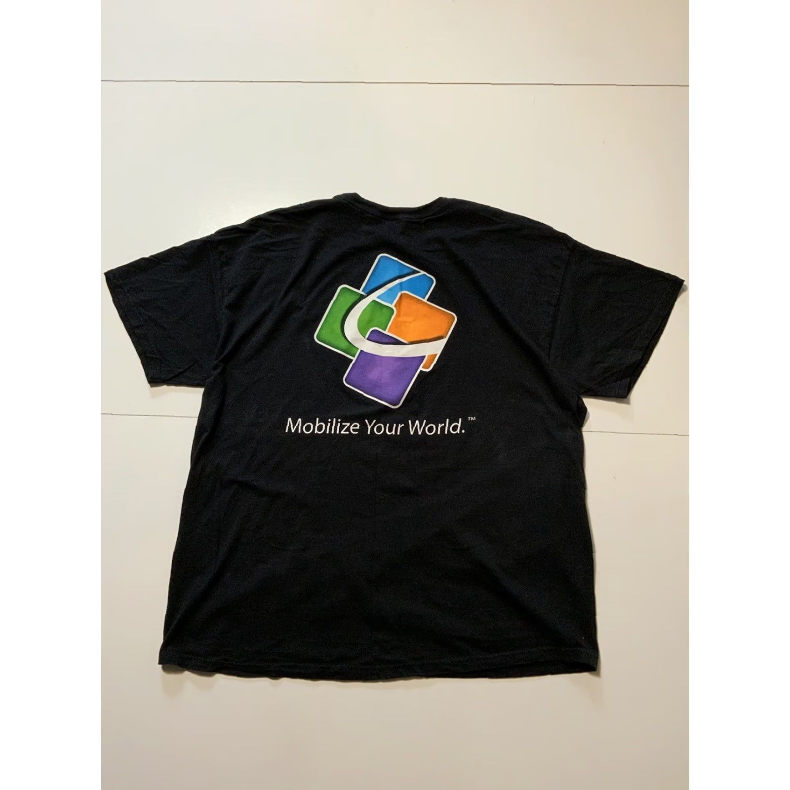Hanes VINTAGE QuickOffice Mobilize Your World Microsoft Office Graphic T-Shirt 2XL Hanes Mens Black 2XL Shirt Size US XXL / EU 58 / 5 - 3 Thumbnail