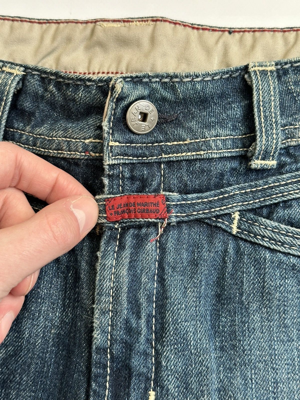 Japanese Brand × Marithe + Francois Girbaud × Vintage Marithe Francois Girbaud Jeans Blue Denim Size US 32 / EU 48 - 8 Thumbnail