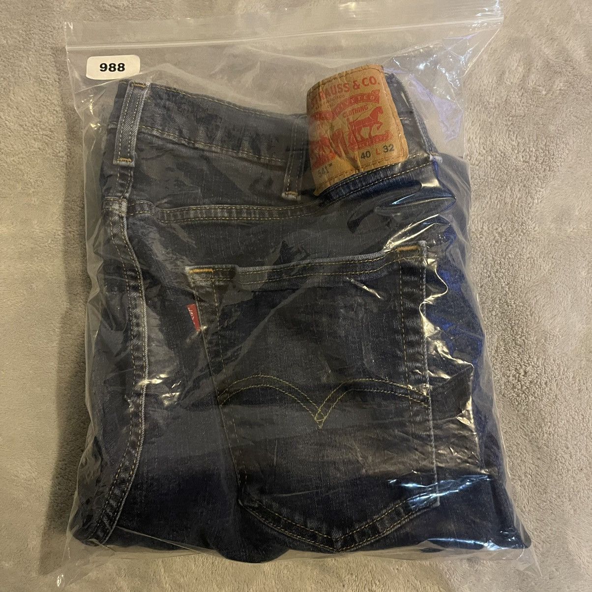 Levi's Levis 541 Jeans Men 40x32 Blue Medium Wash Stretch (36x30) Size US 40 / EU 56 - 13 Thumbnail