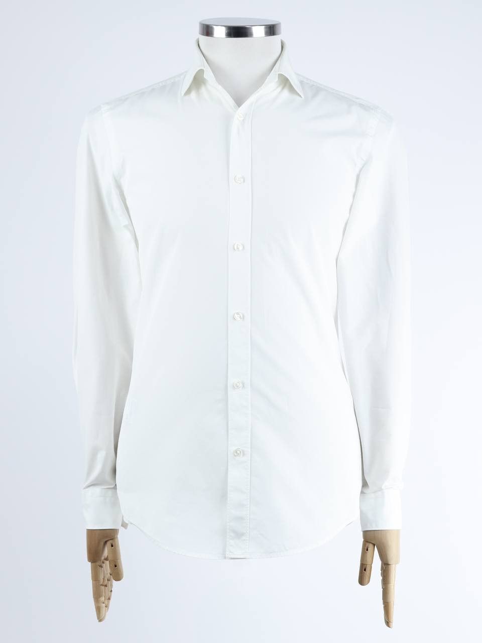 Hugo Boss HUGO BOSS White shirt Slim Size US S / EU 44-46 / 1 - 1 Thumbnail