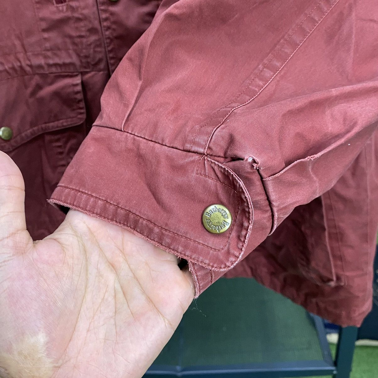 Burberry × Burberry Prorsum × Vintage Vintage Burberry London Parka Hooded Missing Faded Jacket Size US L / EU 52-54 / 3 - 14 Thumbnail