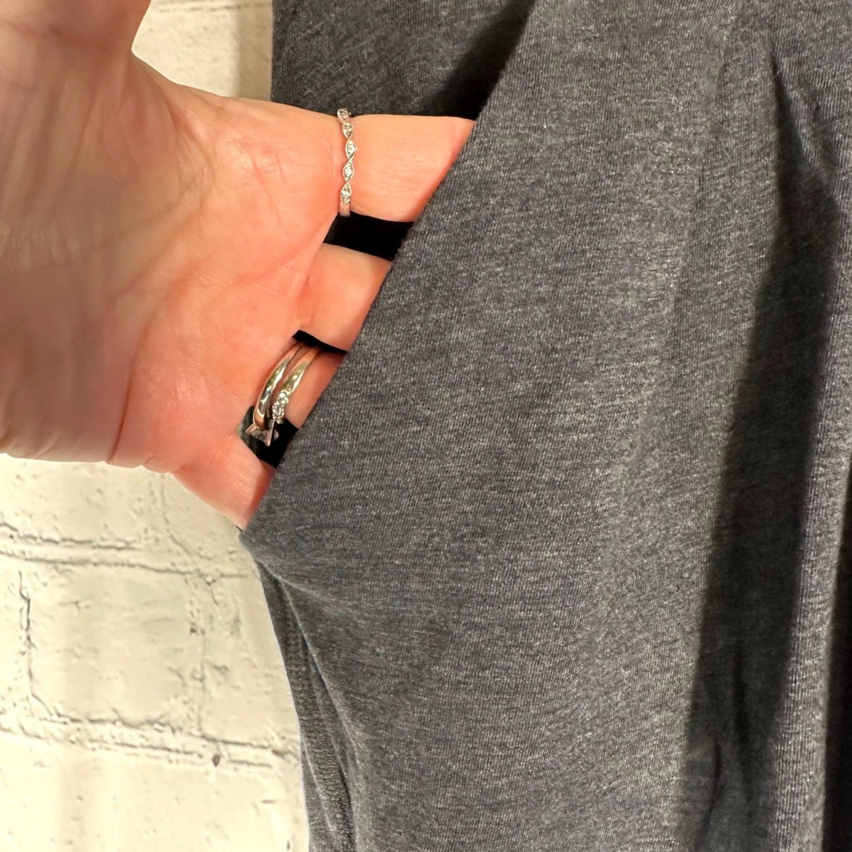 Lululemon Lululemon Street To Studio Pant Jogger Crop Gray Pima Cotton Size 4 Womens Size 26" / US 2 / IT 38 - 2 Thumbnail