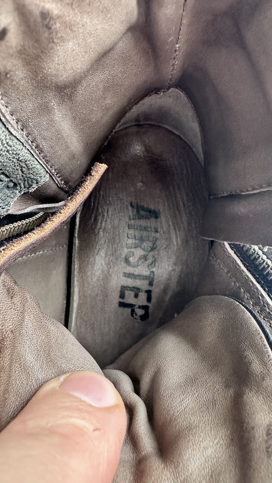 A.S.98 Airstep A.S.98 Leather High Top Sneakers Boots Avant Garde Size US 6.5 / IT 36.5 - 15 Thumbnail